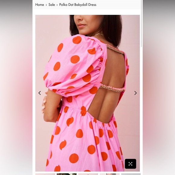 Pitusa Polka Dot Babydoll Dress - Picture 3 of 8